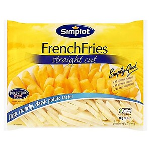 Simplot French Fries Straight Cut 1kg