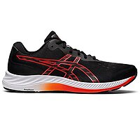 ASICS Gel-Excite 9 Men Running Shoes In Black/Cherry Tomato - US10 UK9.5 28cm